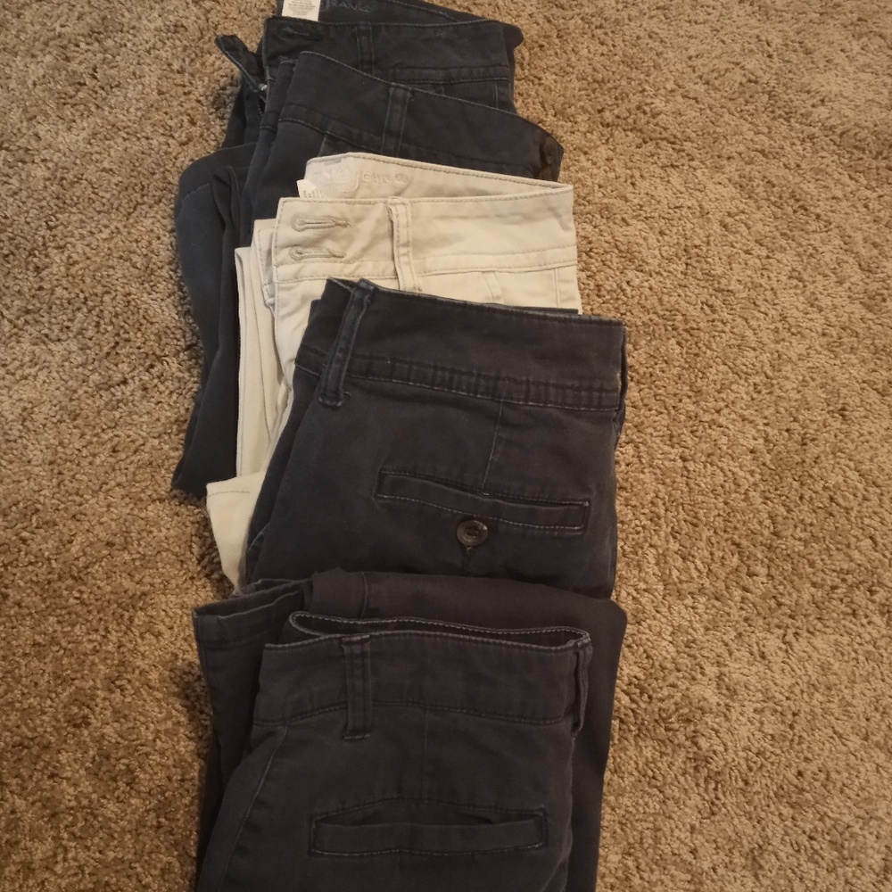 5 pairs uniform pants